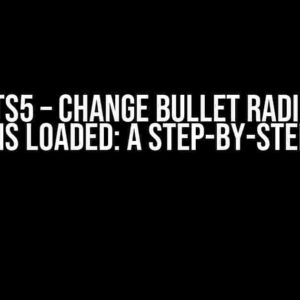 Amcharts5 – Change Bullet Radius After Chart is Loaded: A Step-by-Step Guide