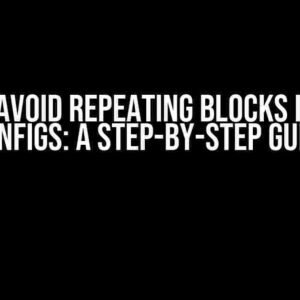 How to Avoid Repeating Blocks in Hydra Configs: A Step-by-Step Guide